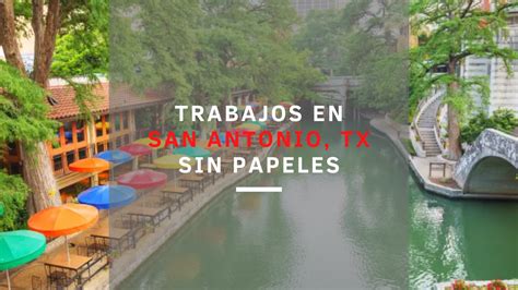 The University of Texas at San Antonio (6) Posted by. . Trabajos en san antonio texas
